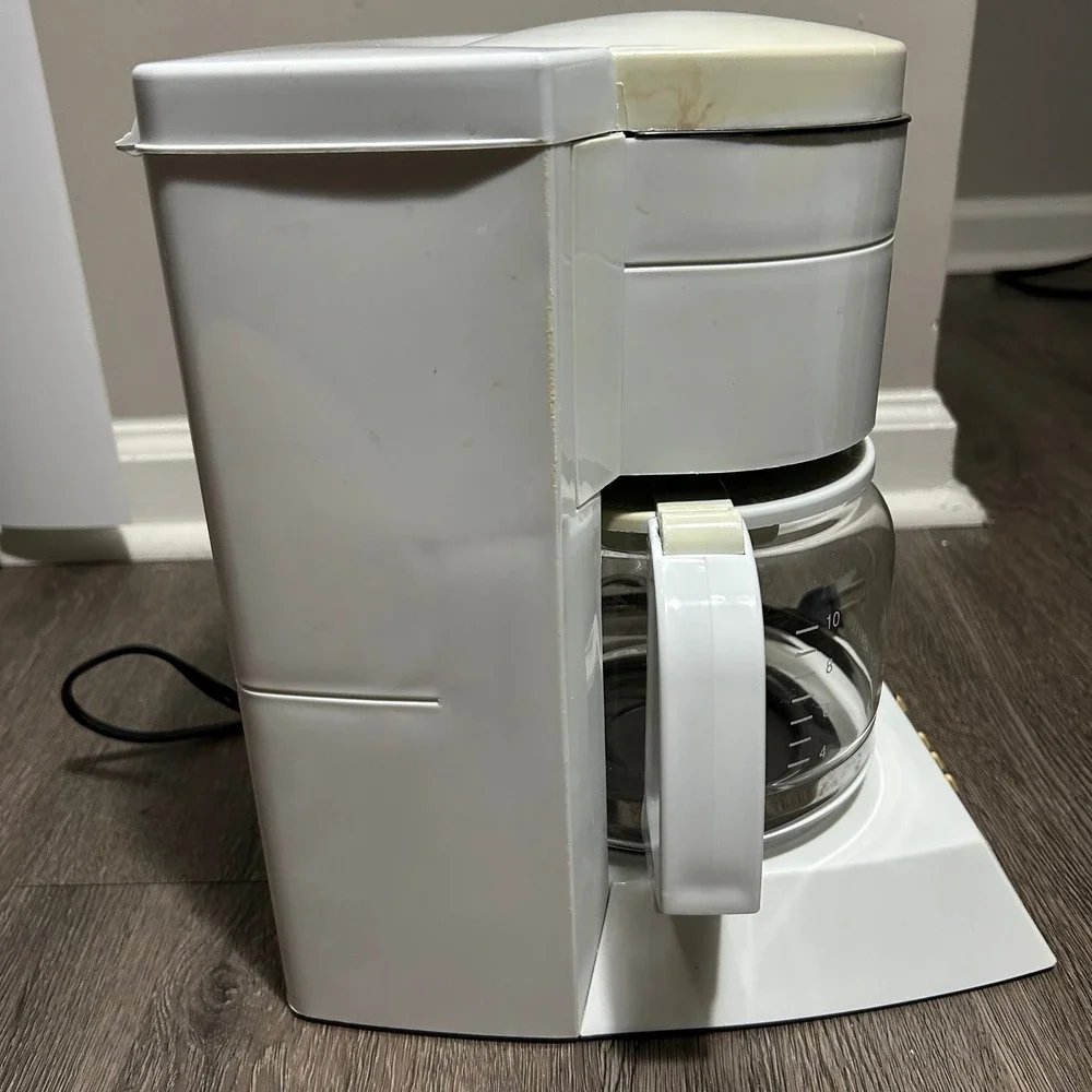 Mr. Coffee Accel PRX20 Coffee Maker 10 Cup White Vintage Programmable‎ Drip Brew